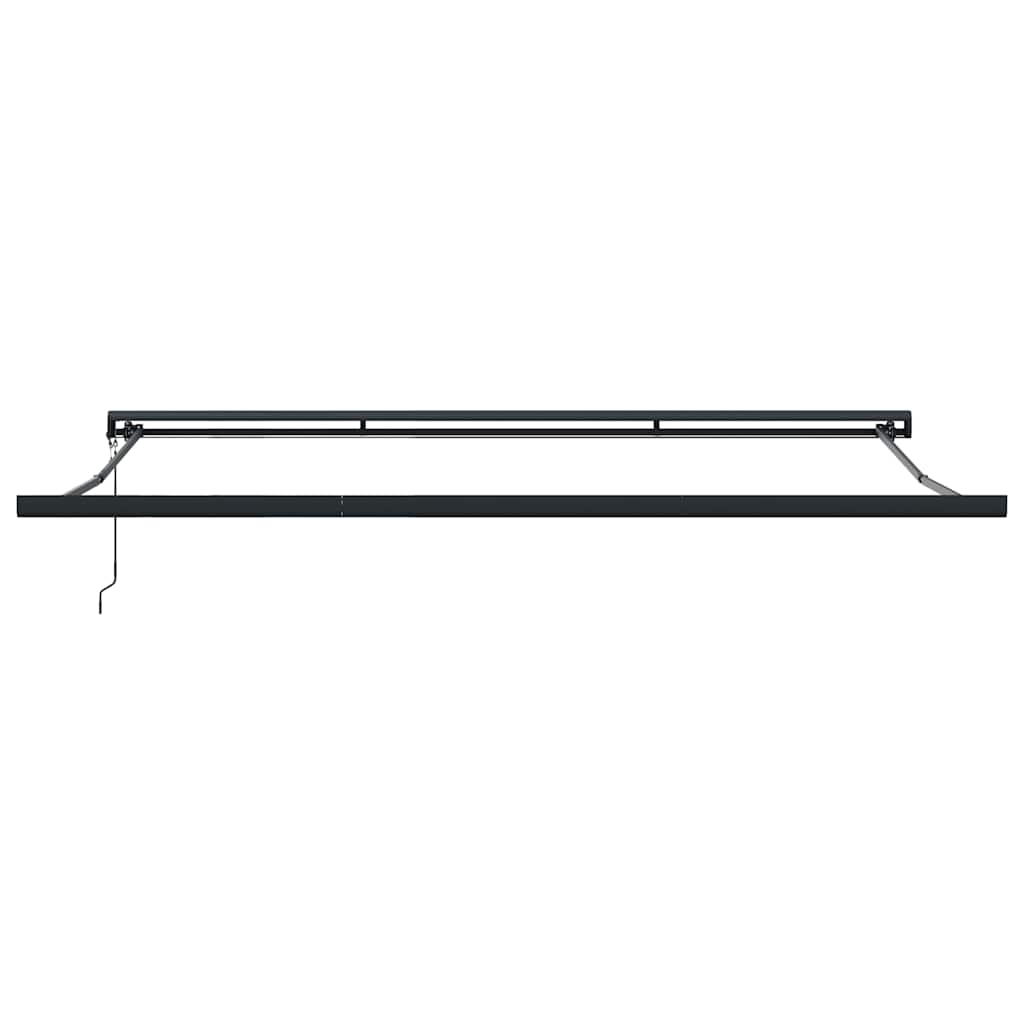 vidaXL Markise Einziehbar Gelb und Weiß 4,5x3 m Stoff und Aluminium