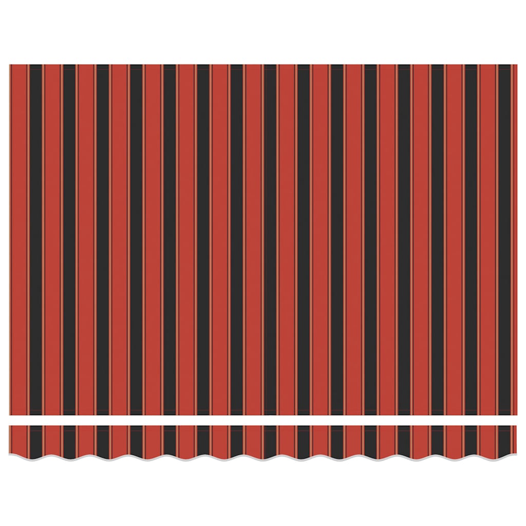 vidaXL Store banne rétractable orange et marron 3x2,5 m Tissu et aluminium
