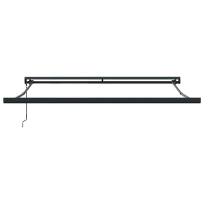 vidaXL Store banne rétractable orange et marron 3x2,5 m Tissu et aluminium