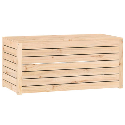 vidaXL Lot de 4 coffres de jardin en pin massif