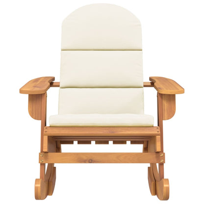 vidaXL Adirondack-Schaukelstuhl mit Kissen Massivholz Akazie