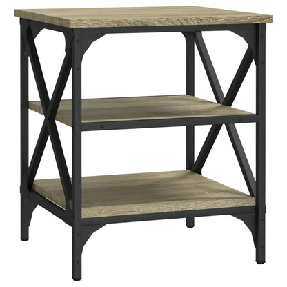 vidaXL Table d'appoint chêne Sonoma 40x42x50 cm Bois d'ingénierie