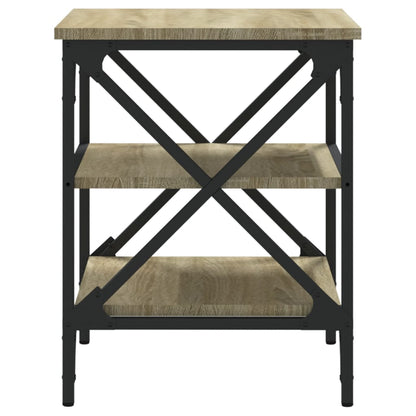 vidaXL Table d'appoint chêne Sonoma 40x42x50 cm Bois d'ingénierie