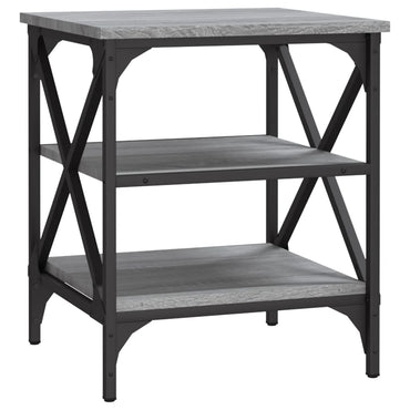 vidaXL Table d'appoint gris Sonoma 40x42x50 cm Aggloméré