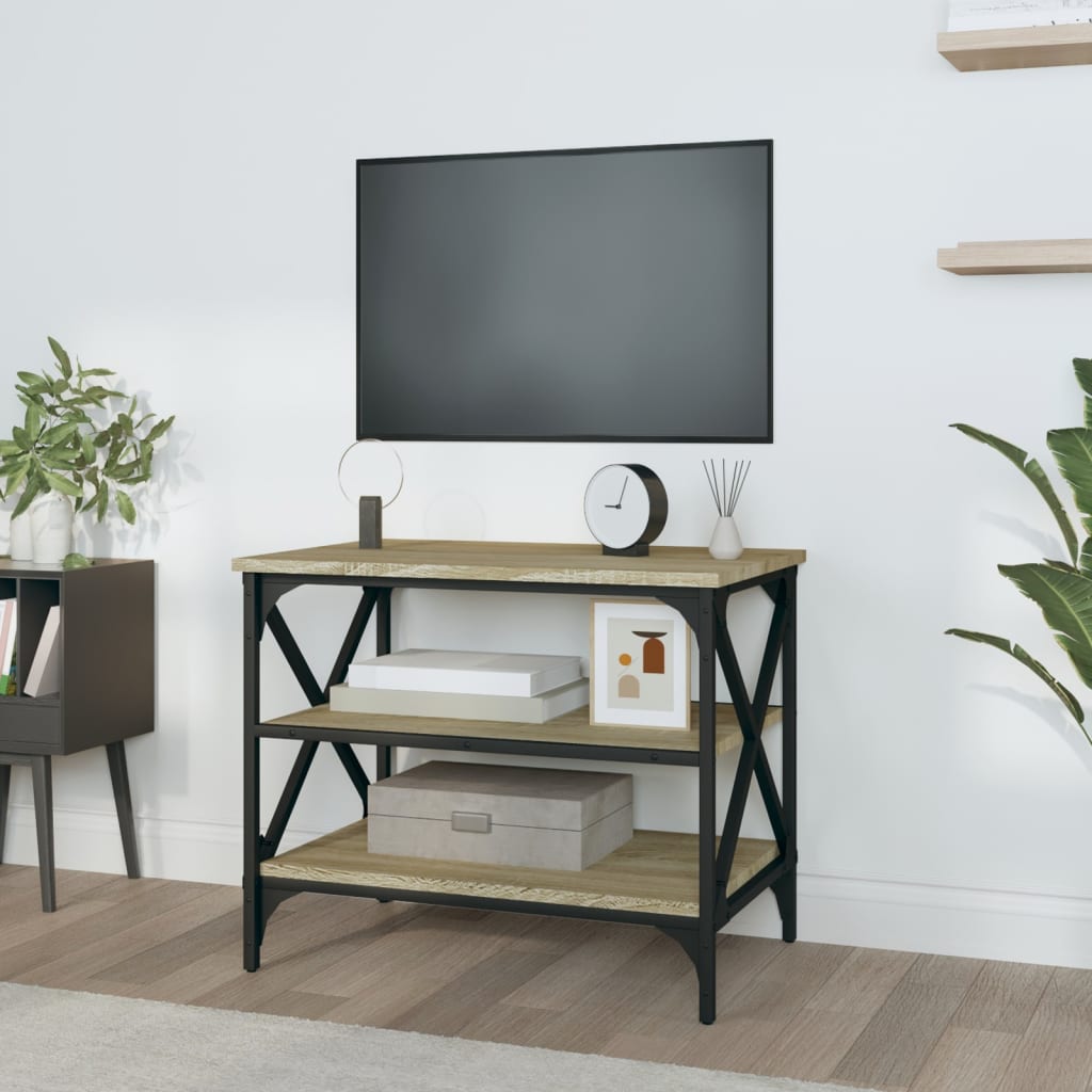 Meuble TV vidaXL chêne Sonoma 60x40x50 cm aggloméré