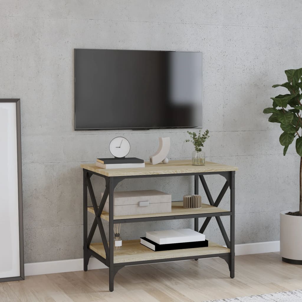 Meuble TV vidaXL chêne Sonoma 60x40x50 cm aggloméré