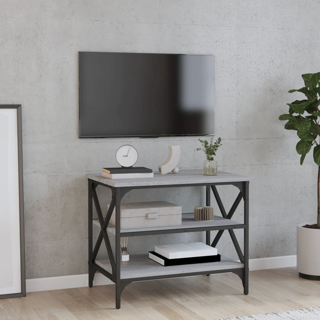 vidaXL Meuble TV Gris Sonoma 60x40x50 cm Bois d'ingénierie