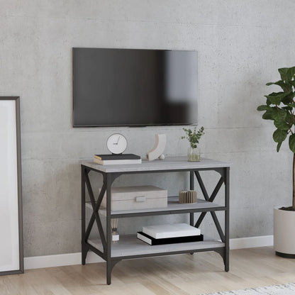 vidaXL Meuble TV Gris Sonoma 60x40x50 cm Bois d'ingénierie