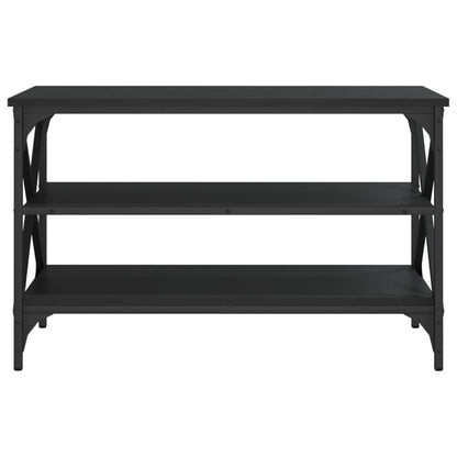 vidaXL Meuble TV Noir 80x40x50 cm Bois d'ingénierie