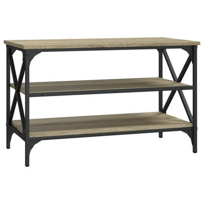 vidaXL Meuble TV chêne Sonoma 80x40x50 cm Aggloméré