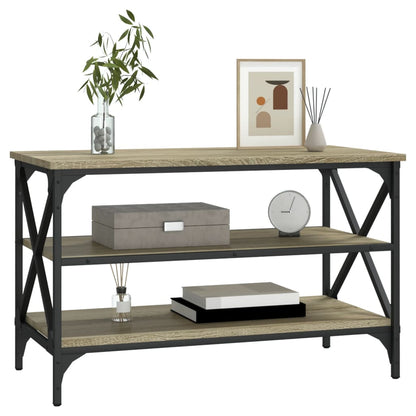 vidaXL Meuble TV chêne Sonoma 80x40x50 cm Aggloméré