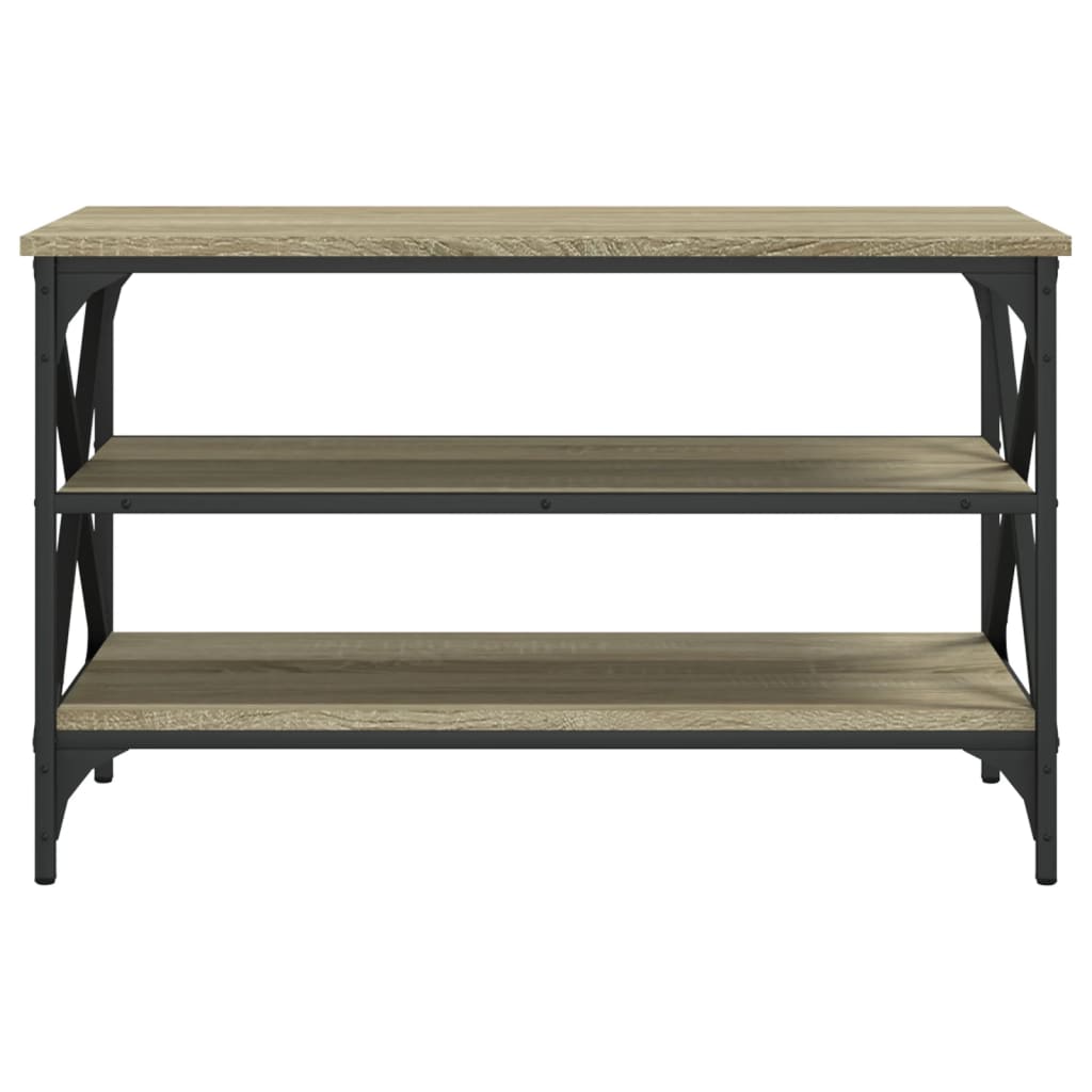 vidaXL Meuble TV chêne Sonoma 80x40x50 cm Aggloméré