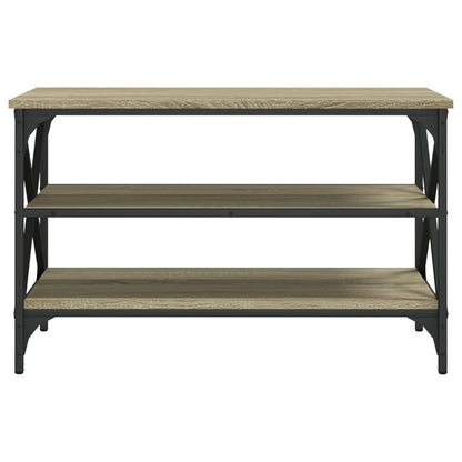 vidaXL Meuble TV chêne Sonoma 80x40x50 cm Aggloméré