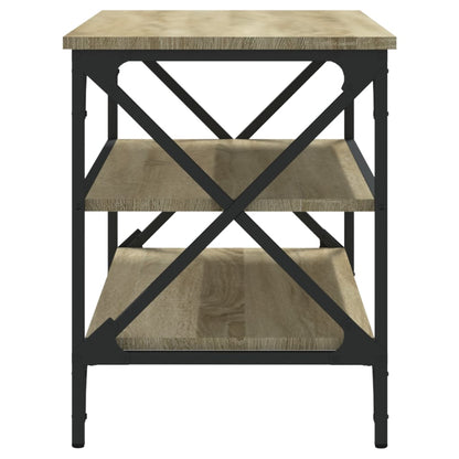 vidaXL Meuble TV chêne Sonoma 80x40x50 cm Aggloméré