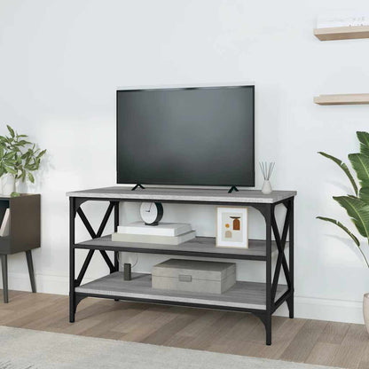 vidaXL Meuble TV gris Sonoma 80x40x50 cm Aggloméré