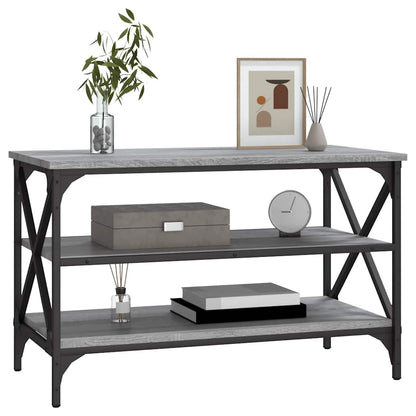 vidaXL Meuble TV gris Sonoma 80x40x50 cm Aggloméré