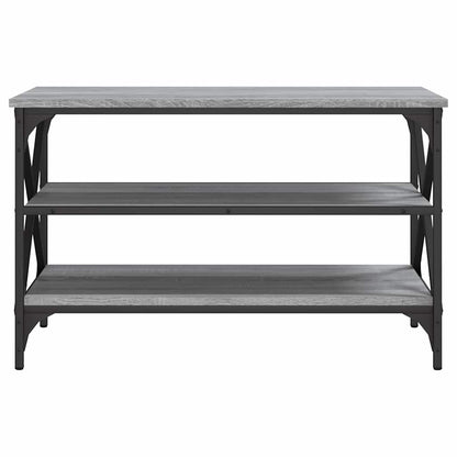 vidaXL Meuble TV gris Sonoma 80x40x50 cm Aggloméré