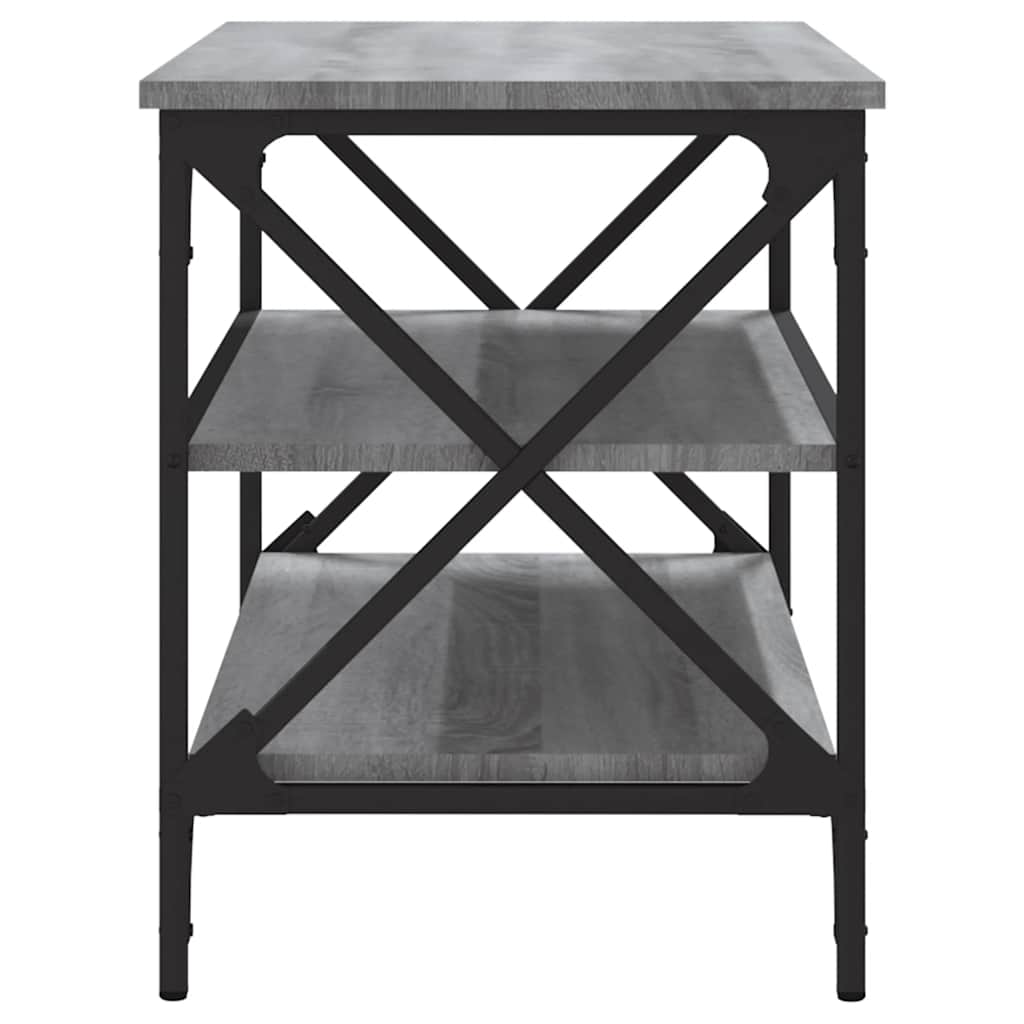 vidaXL Meuble TV gris Sonoma 80x40x50 cm Aggloméré