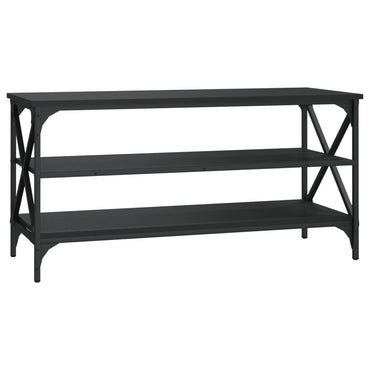 vidaXL TV-Schrank Schwarz 100x40x50 cm Holzwerkstoff