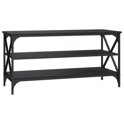 vidaXL TV-Schrank Schwarz 100x40x50 cm Holzwerkstoff