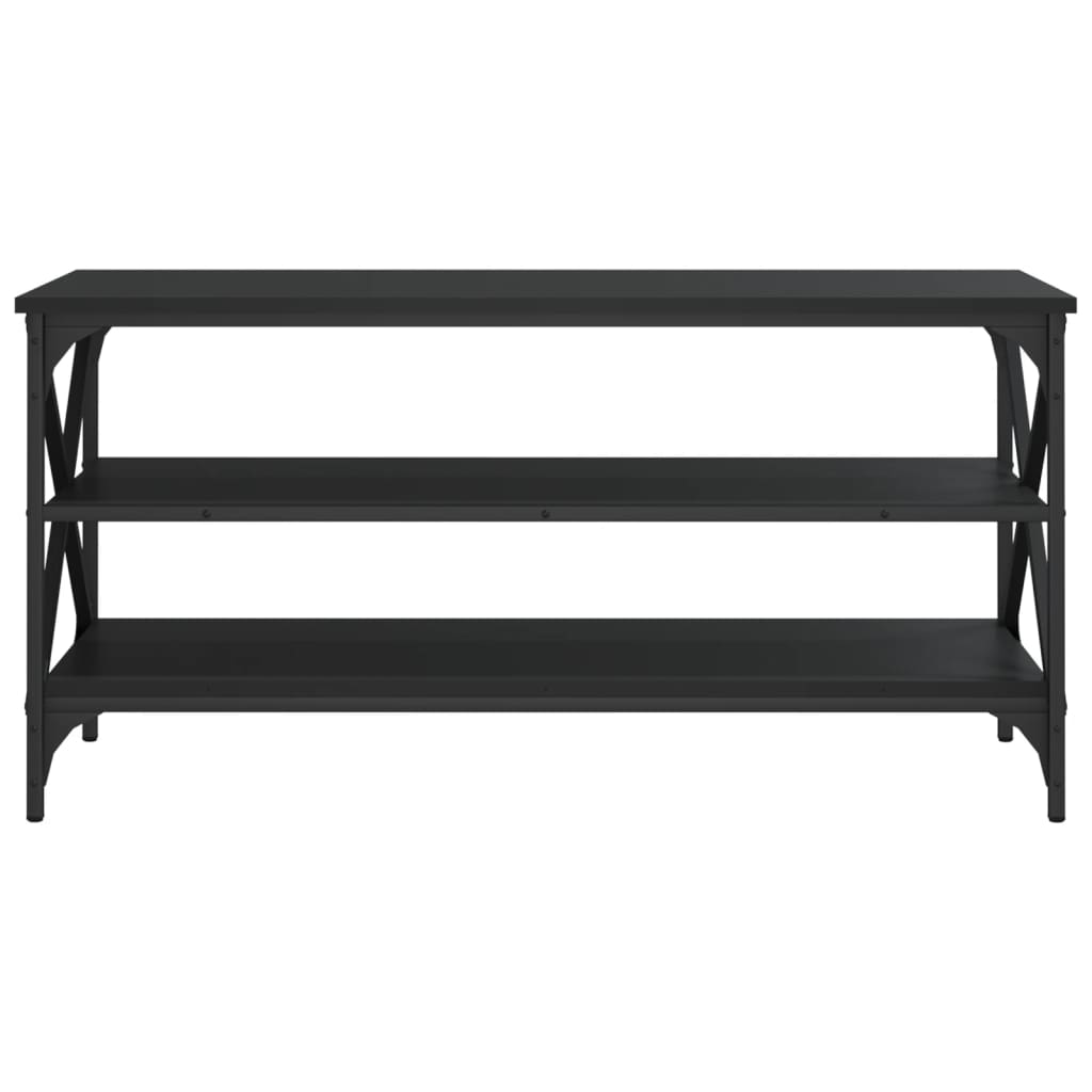 vidaXL TV-Schrank Schwarz 100x40x50 cm Holzwerkstoff