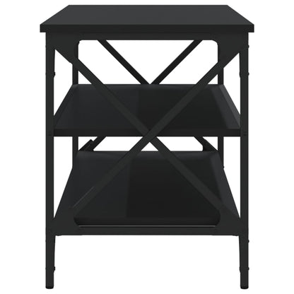 vidaXL TV-Schrank Schwarz 100x40x50 cm Holzwerkstoff