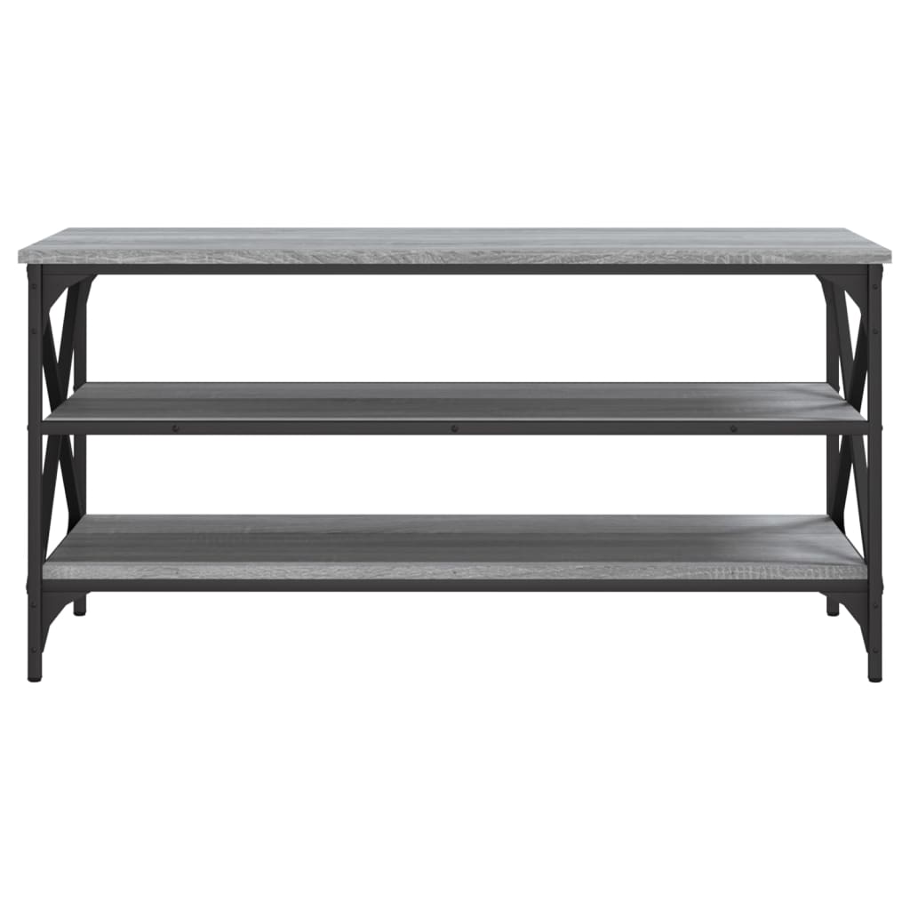 vidaXL Meuble TV gris sonoma 100x40x50 cm en bois d'ingénierie