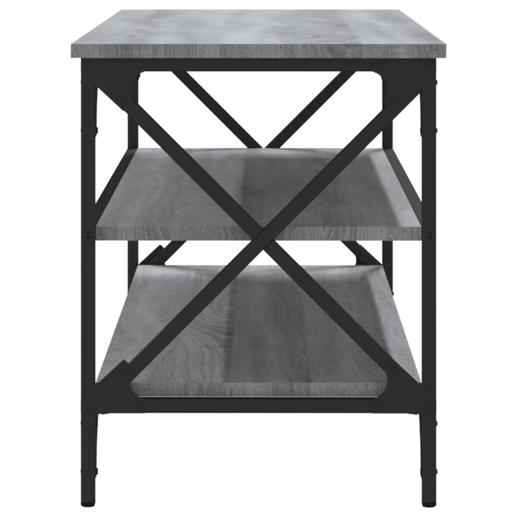 vidaXL Meuble TV gris sonoma 100x40x50 cm en bois d'ingénierie
