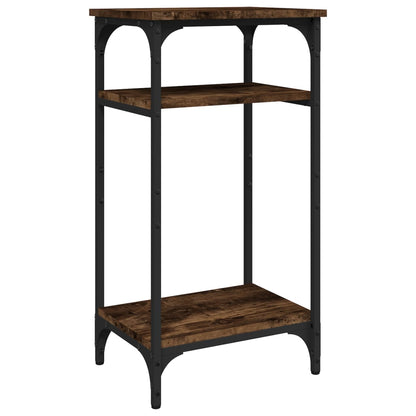 vidaXL Table d'appoint chêne fumé 40x30x75 cm Bois d'ingénierie