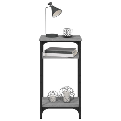 vidaXL Table d'appoint Gris Sonoma 40x30x75 cm Bois d'ingénierie