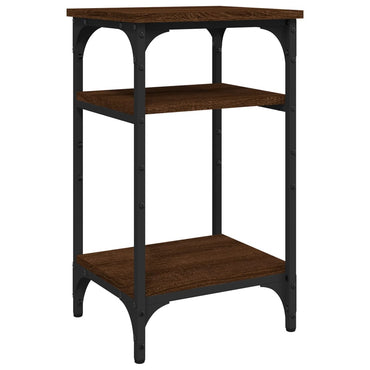 vidaXL Table d'appoint marron aspect chêne 35x30x60 cm bois d'ingénierie
