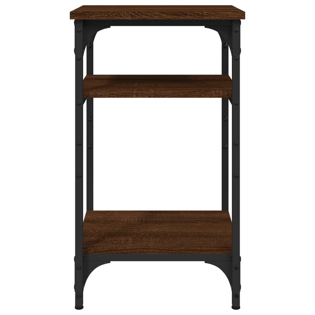 vidaXL Table d'appoint marron aspect chêne 35x30x60 cm bois d'ingénierie