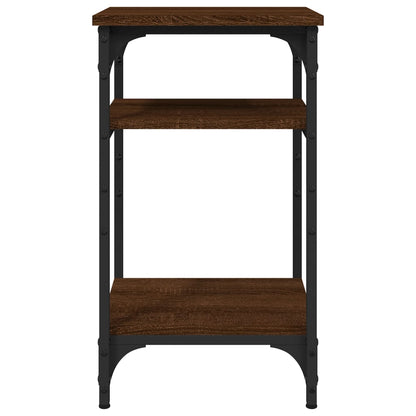 vidaXL Table d'appoint marron aspect chêne 35x30x60 cm bois d'ingénierie