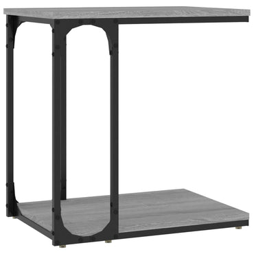 vidaXL Table d'appoint gris Sonoma 50x35x52 cm bois d'ingénierie