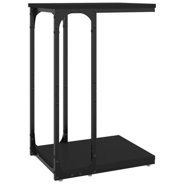 vidaXL Table d'appoint noir 40x30x60 cm bois d'ingénierie