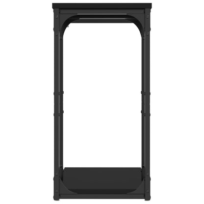 vidaXL Table d'appoint noir 40x30x60 cm bois d'ingénierie