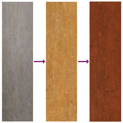 vidaXL Hochbeet 100x100x33,5 cm Cortenstahl