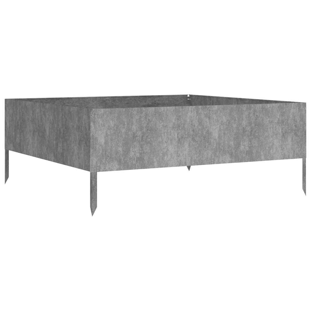 vidaXL Carré potager 100x100x41 cm acier Corten