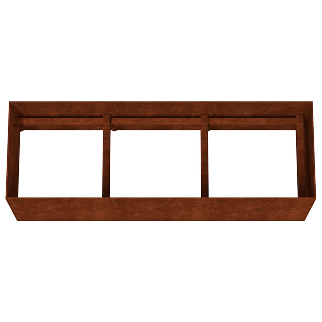vidaXL Hochbeet 120x40x40 cm Cortenstahl