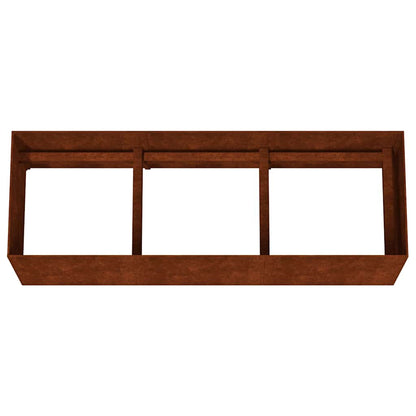 vidaXL Hochbeet 120x40x40 cm Cortenstahl