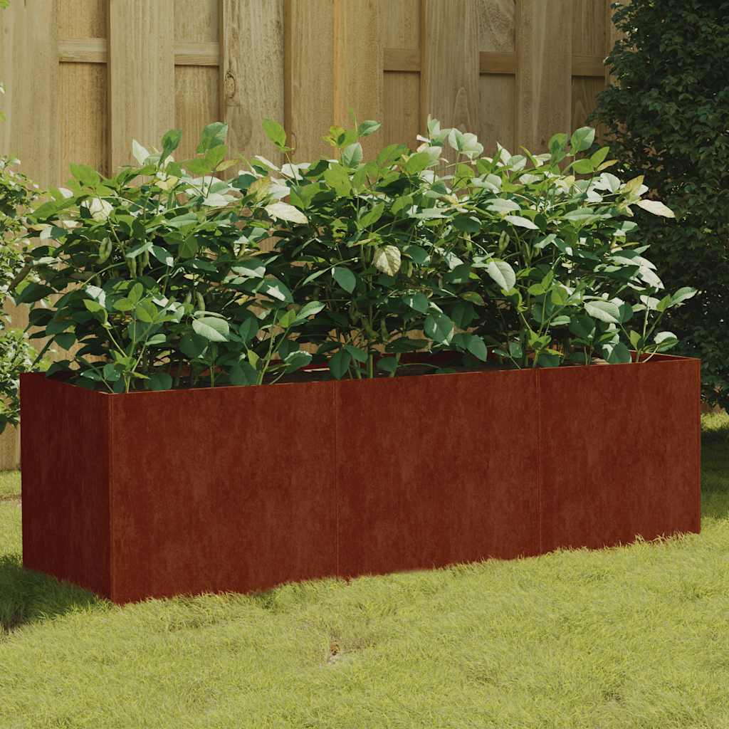 vidaXL Hochbeet 120x40x40 cm Cortenstahl