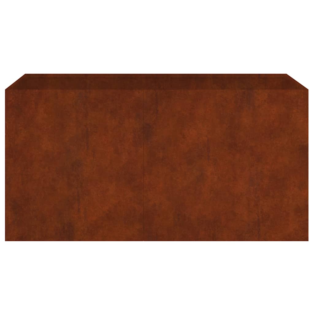 vidaXL Pflanzkübel 80x40x40 cm Cortenstahl