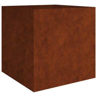 vidaXL Pflanzkübel 80x80x80 cm Cortenstahl