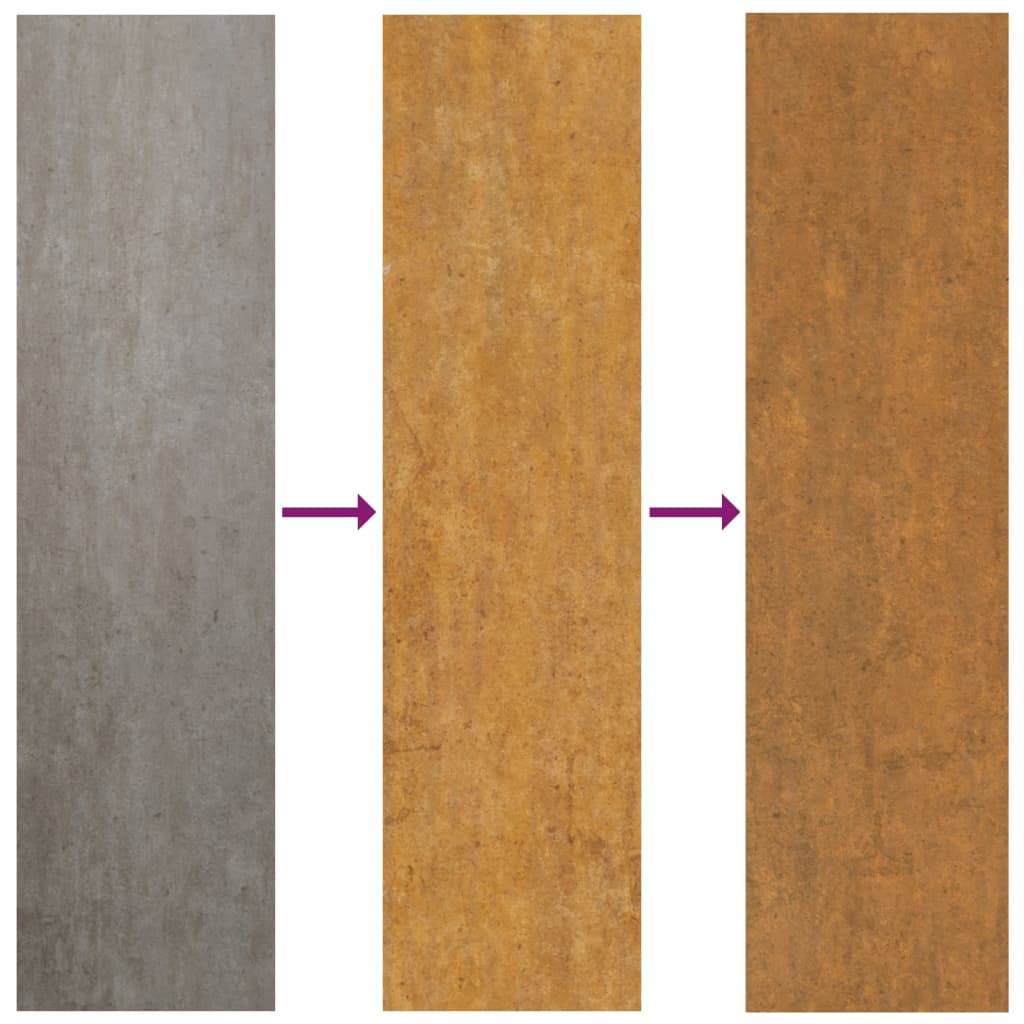 vidaXL Hochbeet 120x80x80 cm Cortenstahl