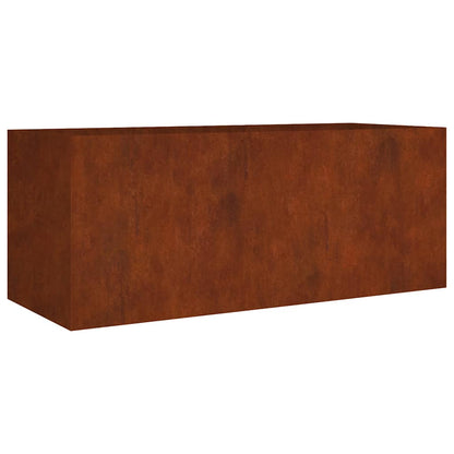 vidaXL Hochbeet 200x80x80 cm Cortenstahl