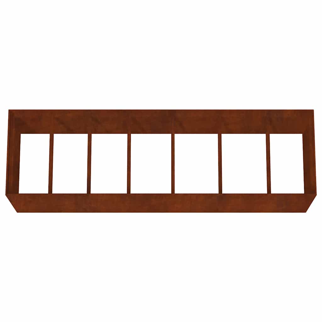 vidaXL Hochbeet 280x80x80 cm Cortenstahl