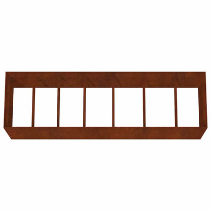 vidaXL Hochbeet 280x80x80 cm Cortenstahl
