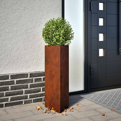 vidaXL Pflanzkübel 30x26x75 cm Cortenstahl