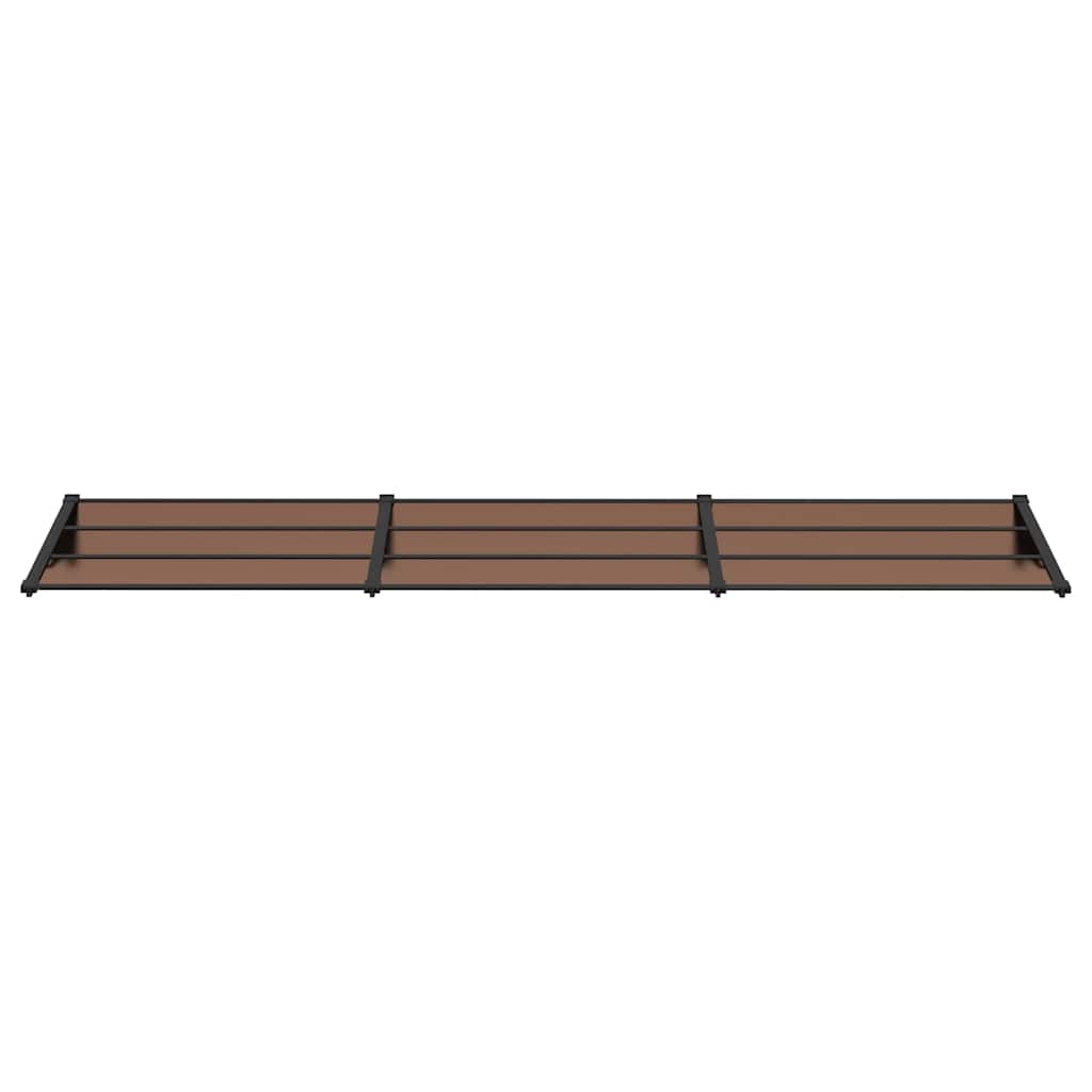 vidaXL Türvordach Schwarz 358,5x90 cm Polycarbonat