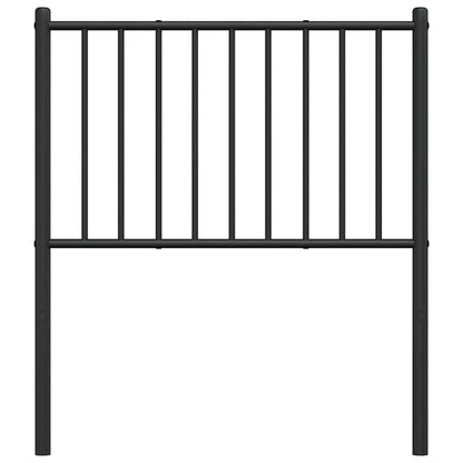 vidaXL Ersatz-Kopfteil Metall Schwarz 75 cm